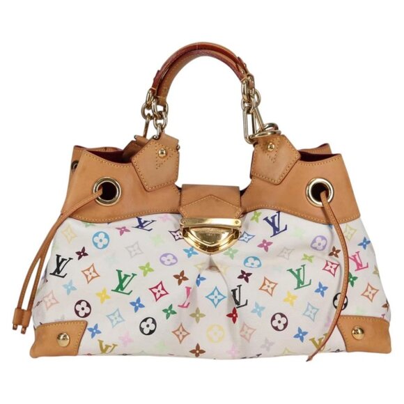LOUIS VUITTON Monogram Multicolor Ursula Tote Bag White M40123 LV Auth BA2955 - Picture 3 of 15